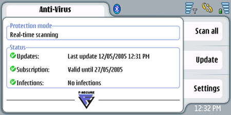 F-Secure Mobile Anti-Virus, S90 F-Secure Mobile Anti-Virus, S90