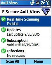F-Secure Mobile Anti-Virus for Smartphone F-Secure Mobile Anti-Virus for Smartphone